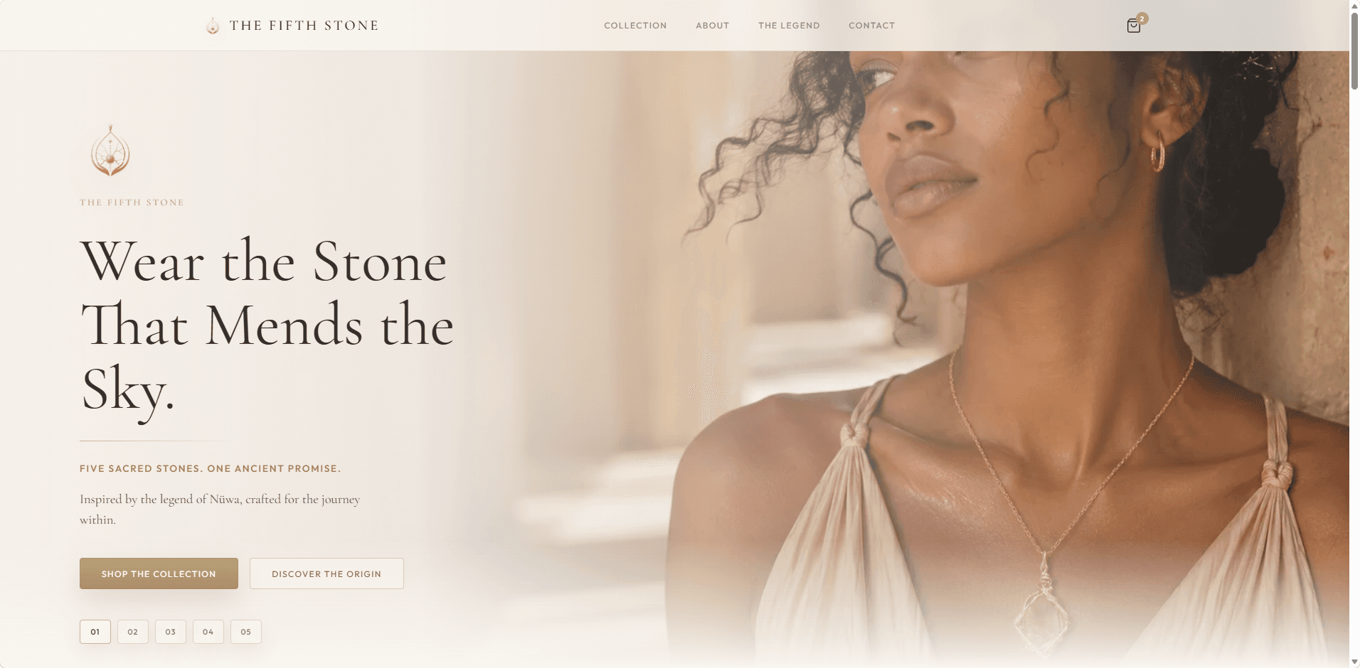 THE FIFTH STONE 海外珠宝电商品牌官方页面